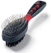 Padovan pet grooming brush UAE with metal bristles and a comfortable grip for effective pet care